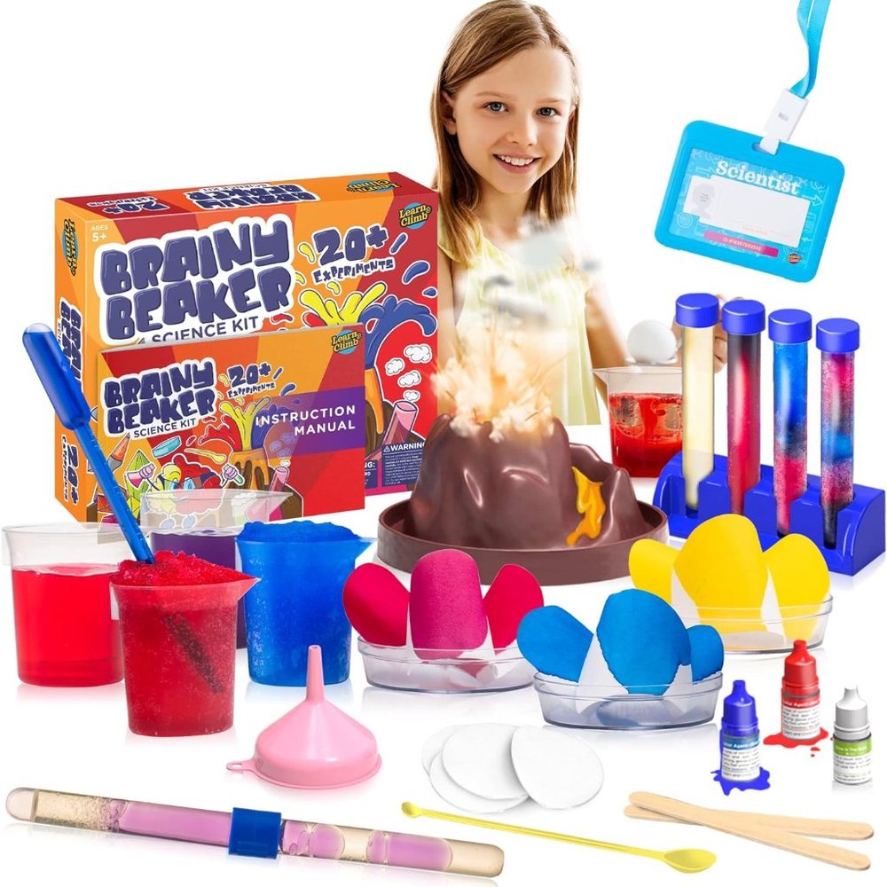 21 Science Experiments for Kids - Science Kit Gift Set - Ages 6-8